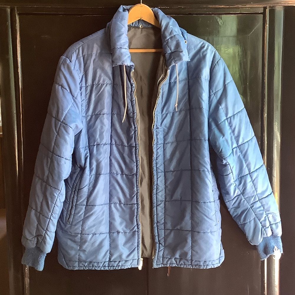 Vintage 60s 70s Quilted Roffe Ski Jacket